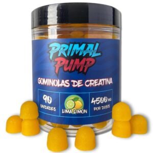 Gominolas de Creatina 4,5g - Primal Pump - Creatina en Gominola - Gomitas de Creatina Monohidratada Sin Az??car Sin Gluten -F??ciles de Llevar - Suplementos Hombre y Mujer - Suplementos Gym - Suplementos Deportivos - Amino??cidos - Fuerza, Hipertrofia y Foco